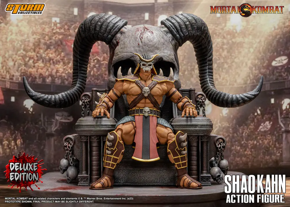 Mortal Kombat Actionfigur 1/12 Shao Kahn Deluxe Edition 18 cm Produktfoto