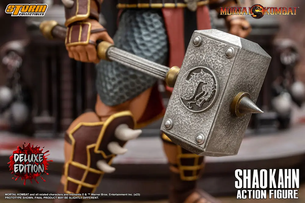 Mortal Kombat Actionfigur 1/12 Shao Kahn Deluxe Edition 18 cm Produktfoto