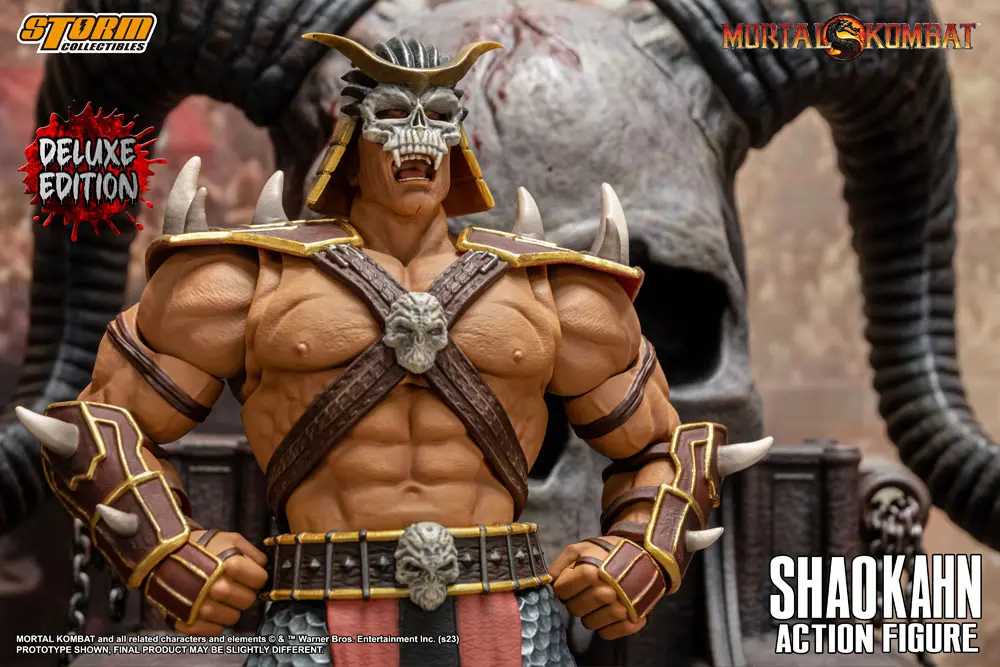 Mortal Kombat Actionfigur 1/12 Shao Kahn Deluxe Edition 18 cm Produktfoto