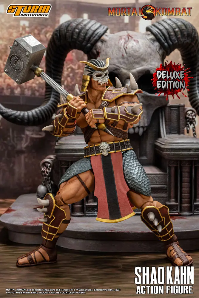 Mortal Kombat Actionfigur 1/12 Shao Kahn Deluxe Edition 18 cm Produktfoto