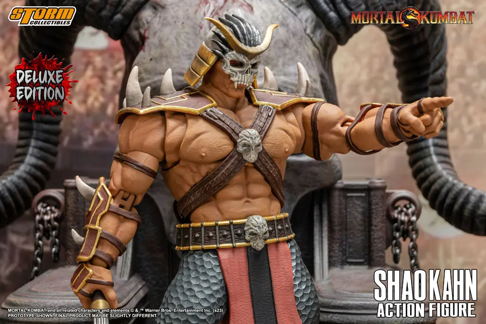 Mortal Kombat Actionfigur 1/12 Shao Kahn Deluxe Edition 18 cm Produktfoto