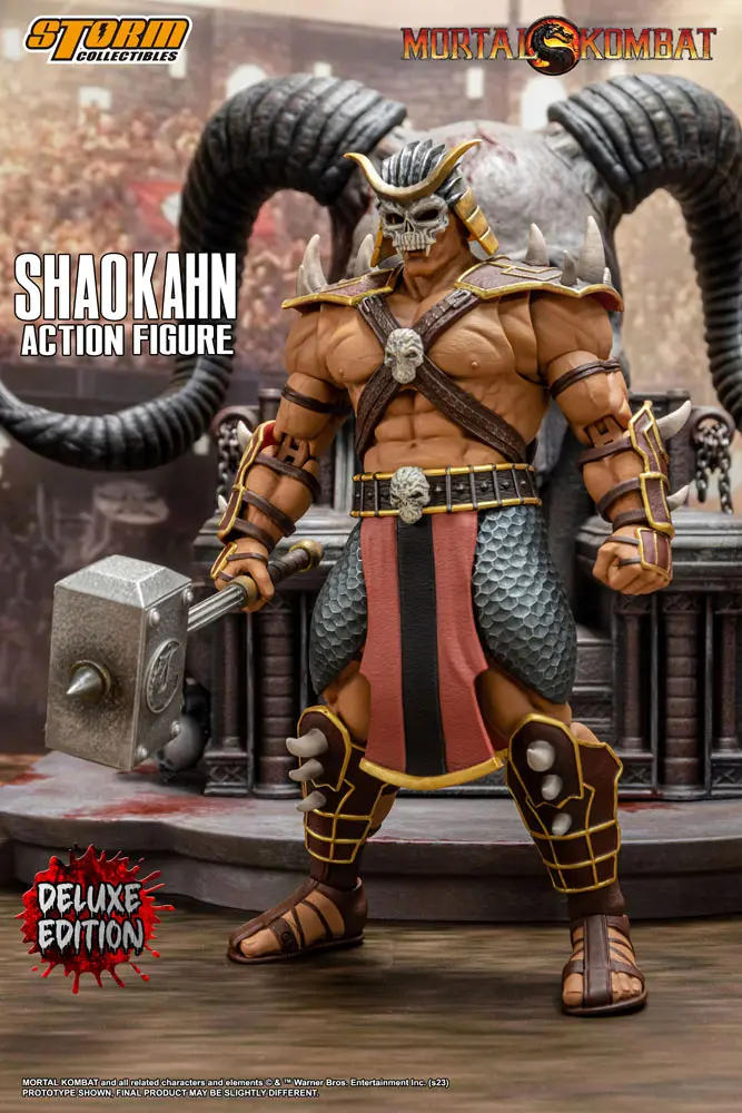 Mortal Kombat Actionfigur 1/12 Shao Kahn Deluxe Edition 18 cm Produktfoto