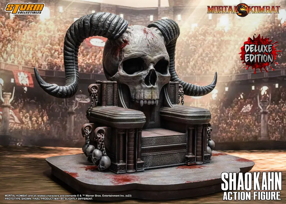 Mortal Kombat Actionfigur 1/12 Shao Kahn Deluxe Edition 18 cm Produktfoto