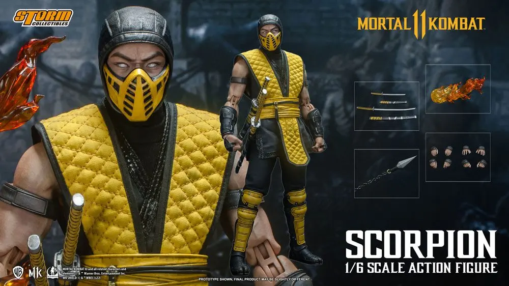 Mortal Kombat 11 Actionfigur 1/6 Scorpion 32 cm Produktfoto