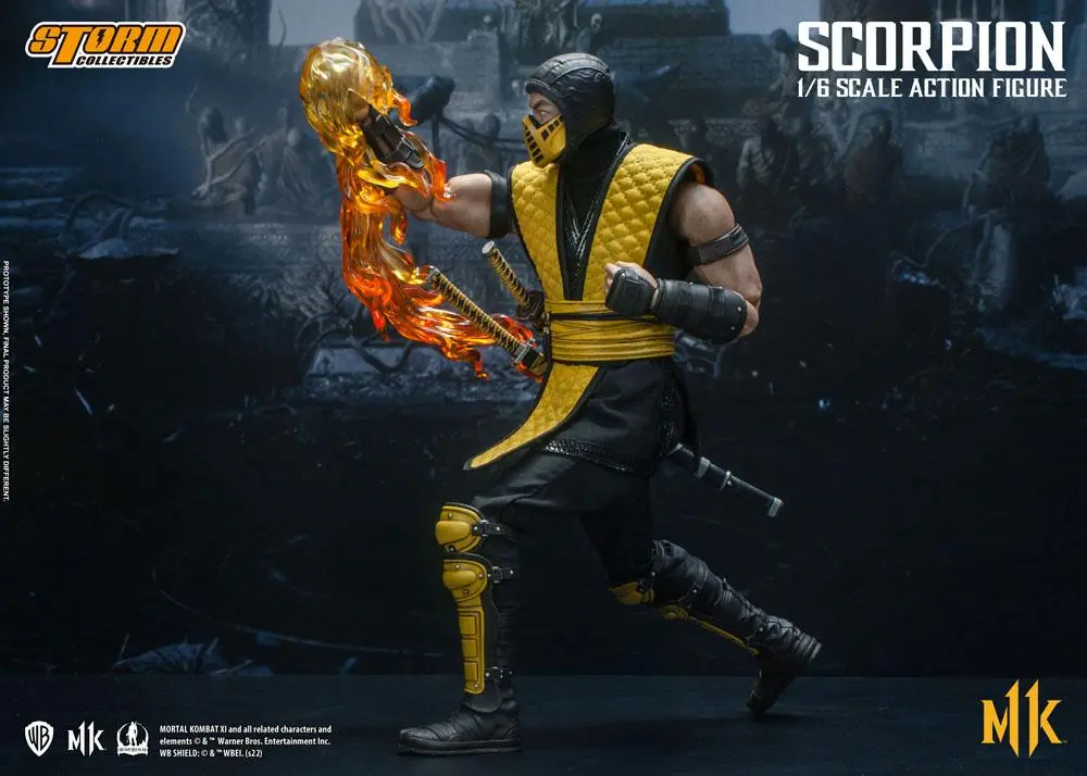 Mortal Kombat 11 Actionfigur 1/6 Scorpion 32 cm Produktfoto