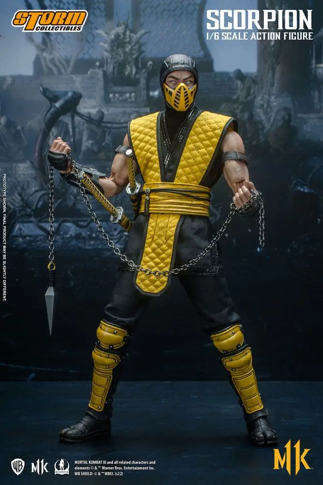 Mortal Kombat 11 Actionfigur 1/6 Scorpion 32 cm Produktfoto