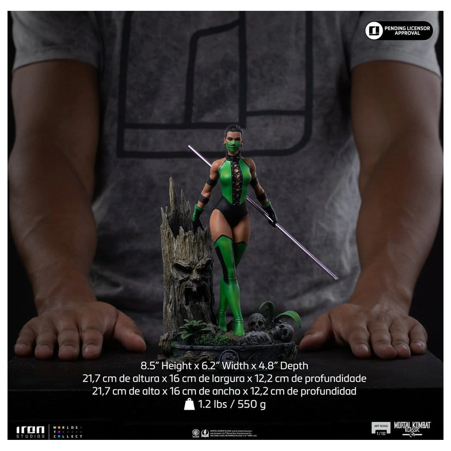 Mortal Kombat Art Scale Statue im Maßstab 1/10 Jade 22 cm Produktfoto