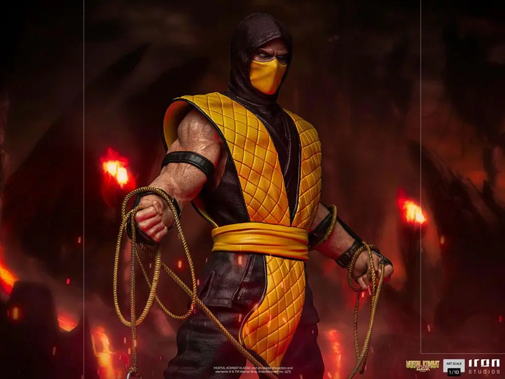 Mortal Kombat Art Scale Statue 1/10 Scorpion 22 cm Produktfoto