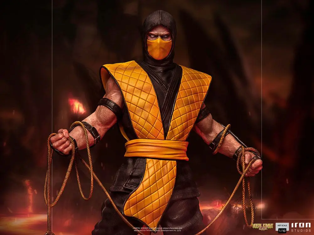 Mortal Kombat Art Scale Statue 1/10 Scorpion 22 cm Produktfoto