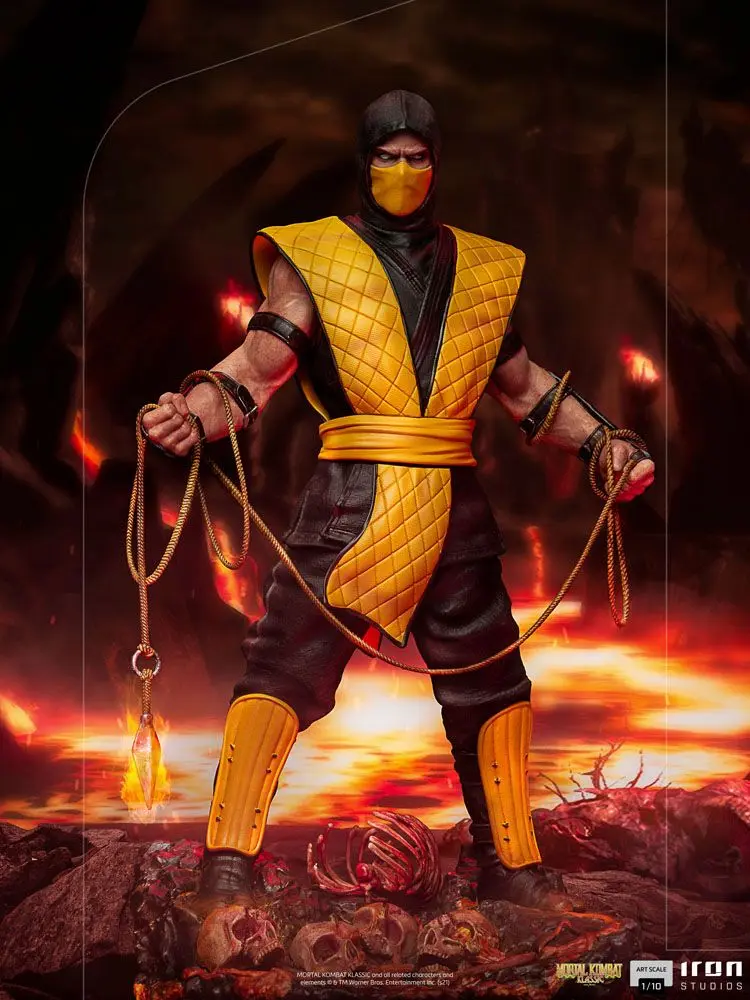 Mortal Kombat Art Scale Statue 1/10 Scorpion 22 cm Produktfoto