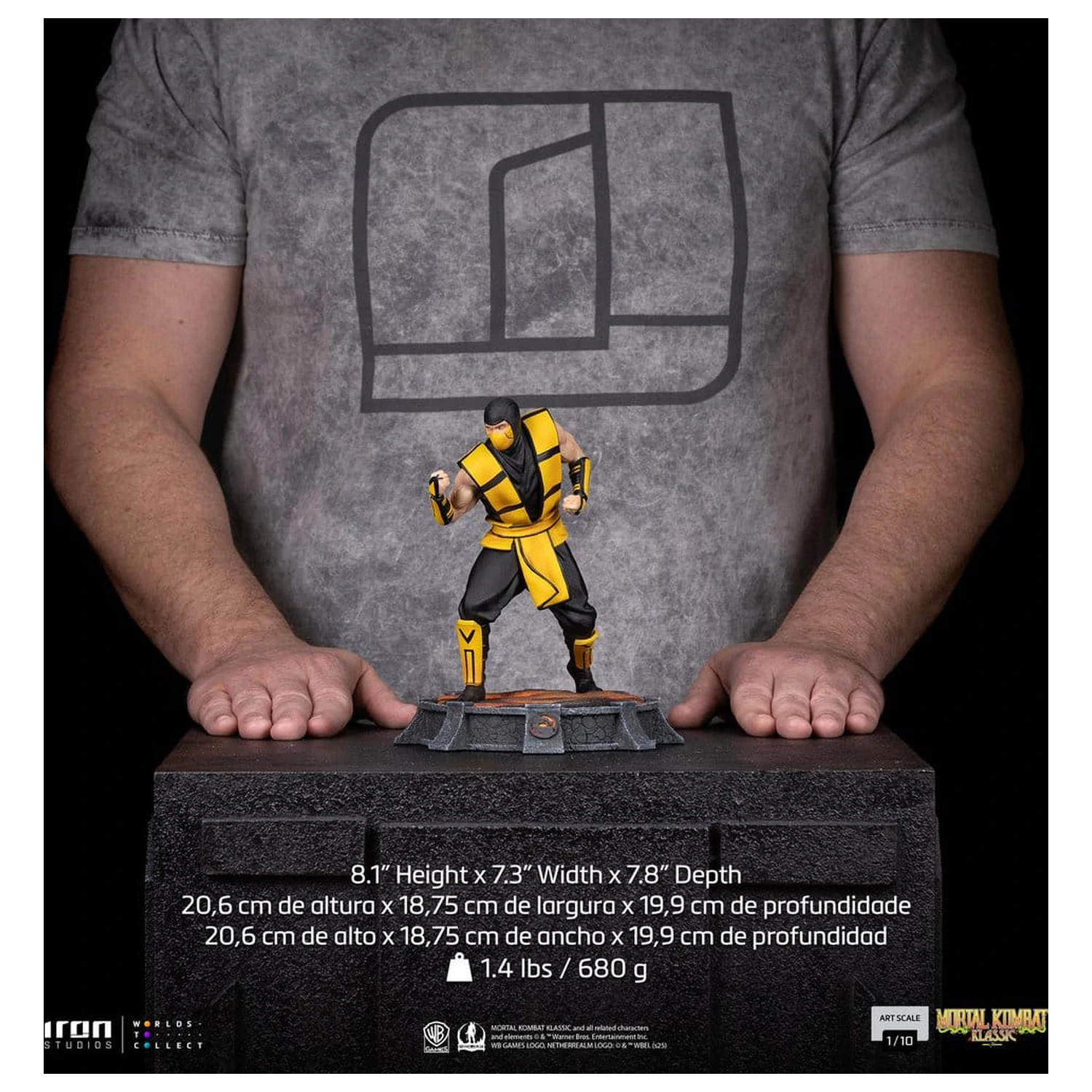 Mortal Kombat Art Scale Statue 1/10 Scorpion (Variante) 21 cm Produktfoto