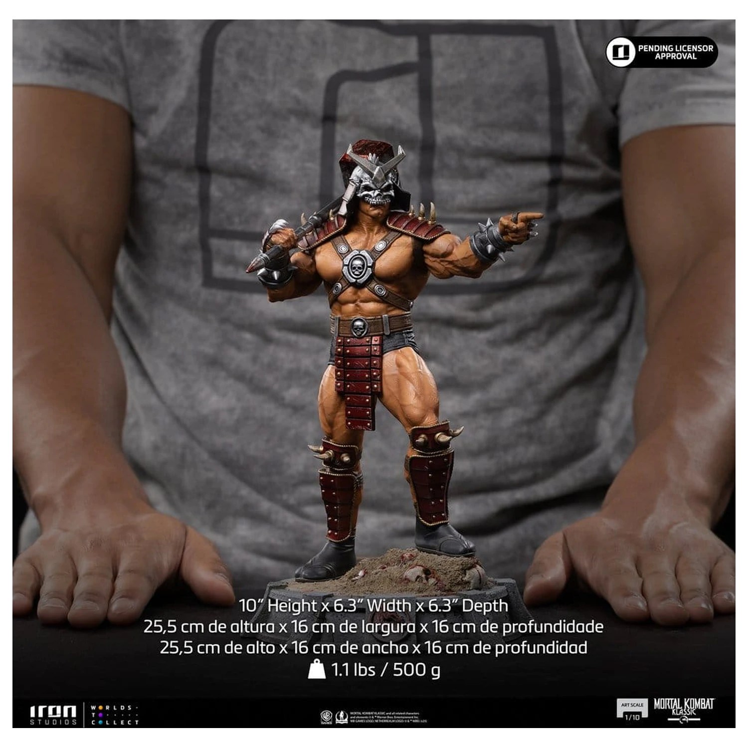 Mortal Kombat Art Scale Statue 1/10 Shao Khan 26 cm Produktfoto