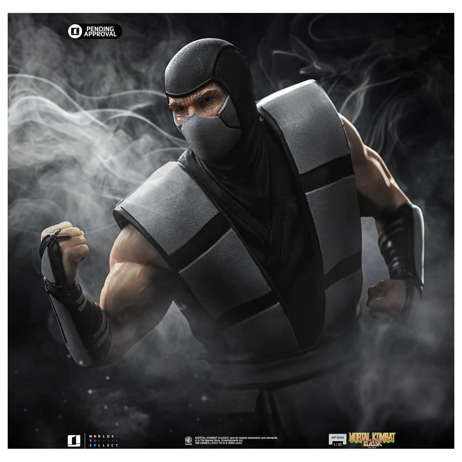 Mortal Kombat Art Scale Statue 1/10 Smoke 21 cm Produktfoto