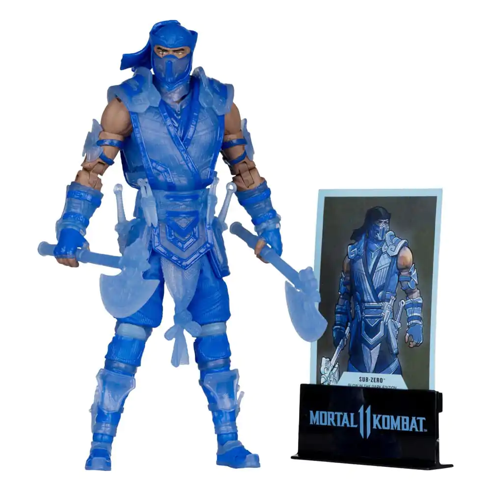 Mortal Kombat Action Figur Glow in the Dark Edition Sub-Zero (Gold Label) 18 cm Produktfoto