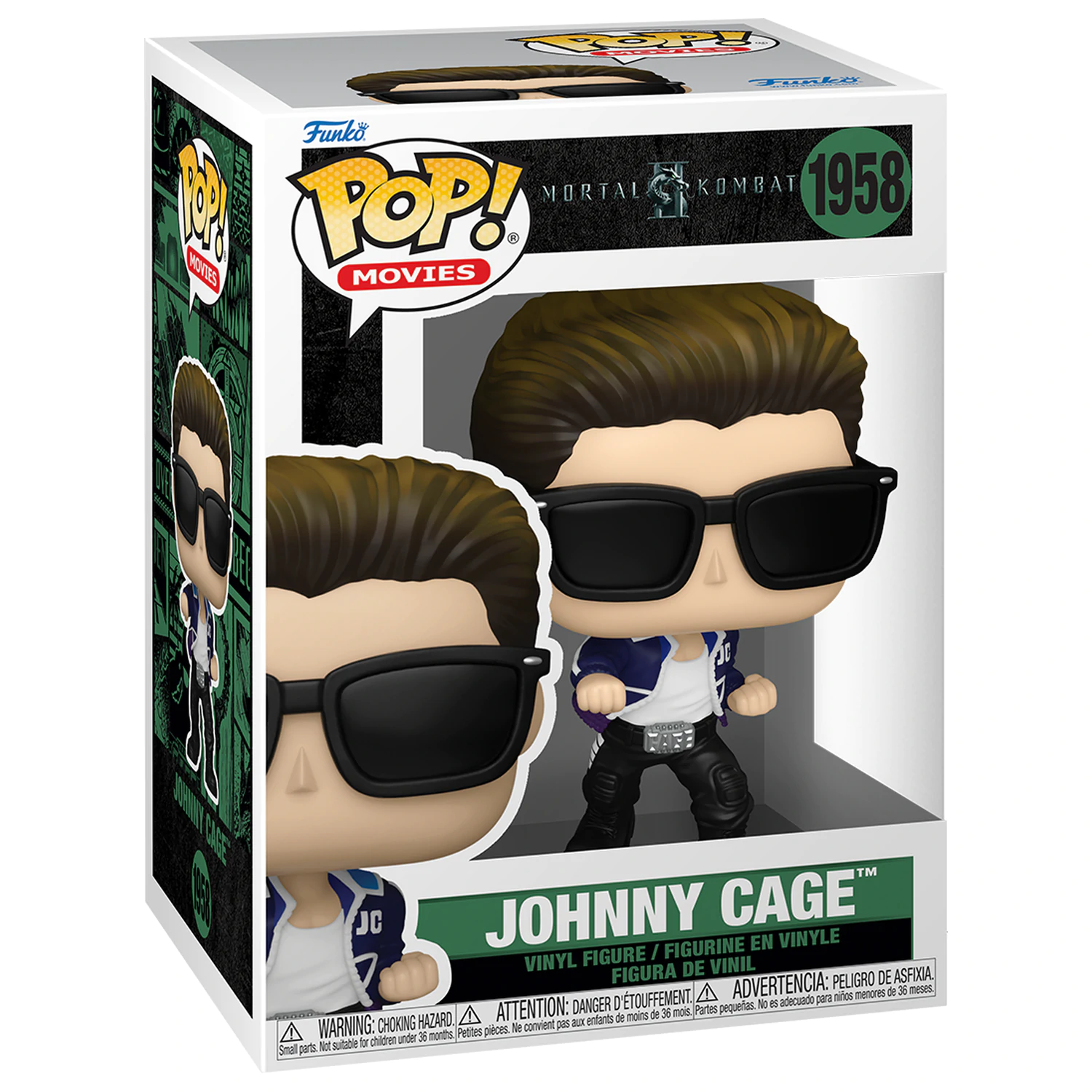 Mortal Kombat II (2026) Funko POP! Games Vinyl Figur Johnny Cage 9 cm Produktfoto