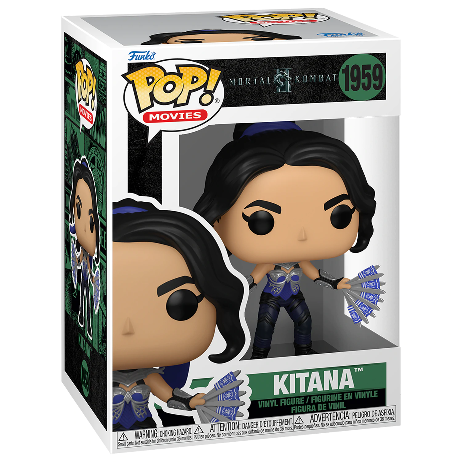 Mortal Kombat II (2026) Funko POP! Games Vinyl Figur Kitana 9 cm Produktfoto