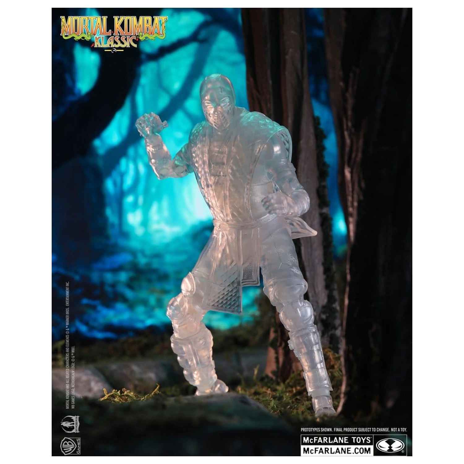 Mortal Kombat Klassic Action-Figur Reptile (Invisible) 18 cm Produktfoto