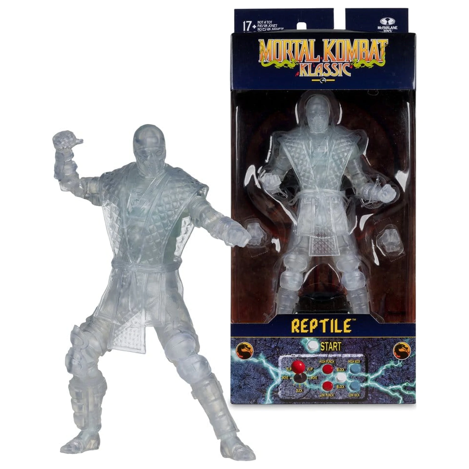 Mortal Kombat Klassic Action-Figur Reptile (Invisible) 18 cm Produktfoto