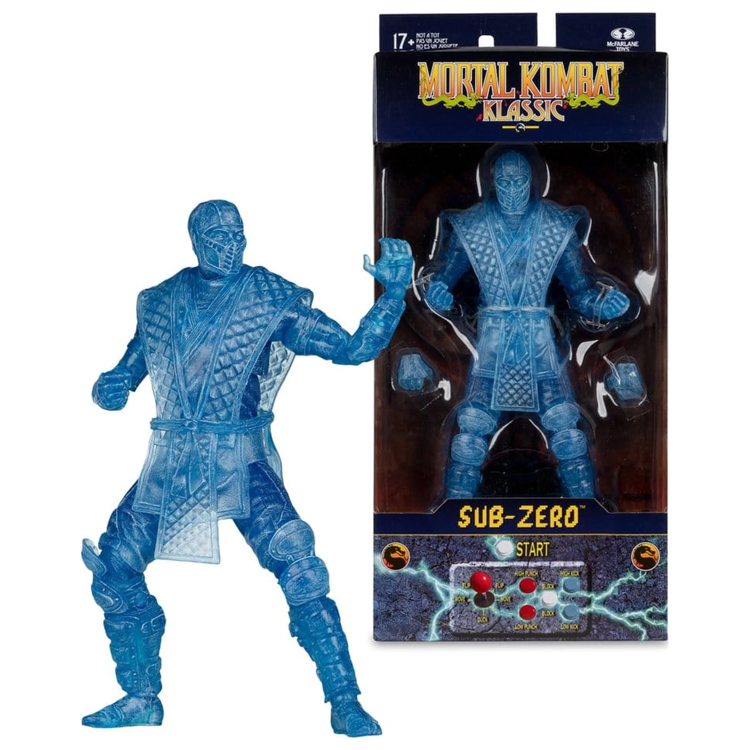Mortal Kombat Klassic Actionfigur Sub-Zero (Ice Clone) 18 cm Produktfoto