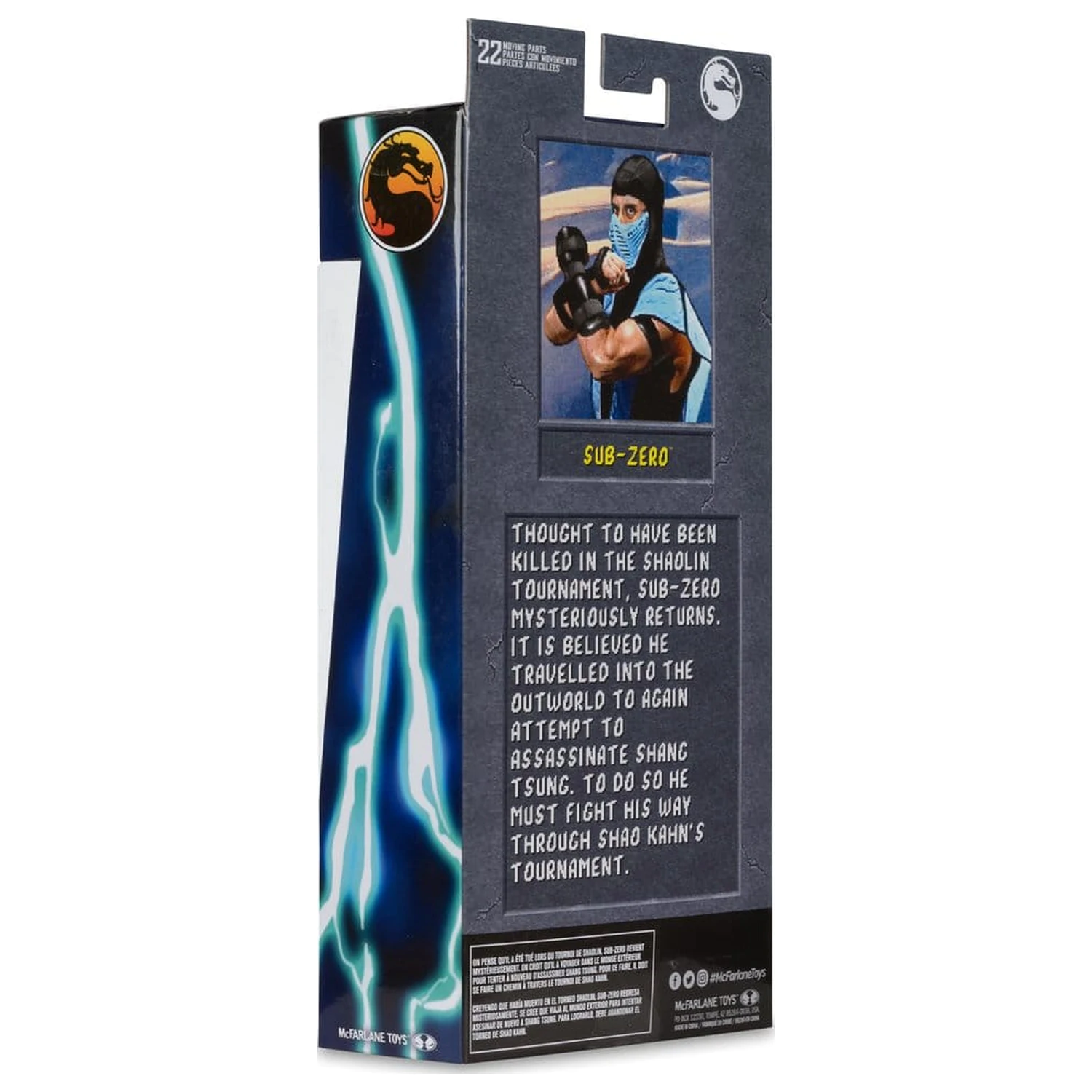 Mortal Kombat Klassic Actionfigur Sub-Zero (Ice Clone) 18 cm Produktfoto