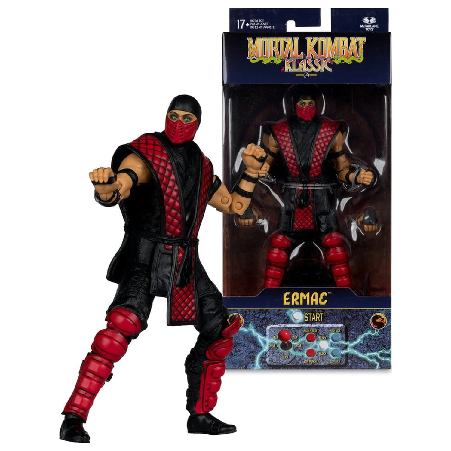 Mortal Kombat Klassics Actionfigur Ermac 18 cm Produktfoto