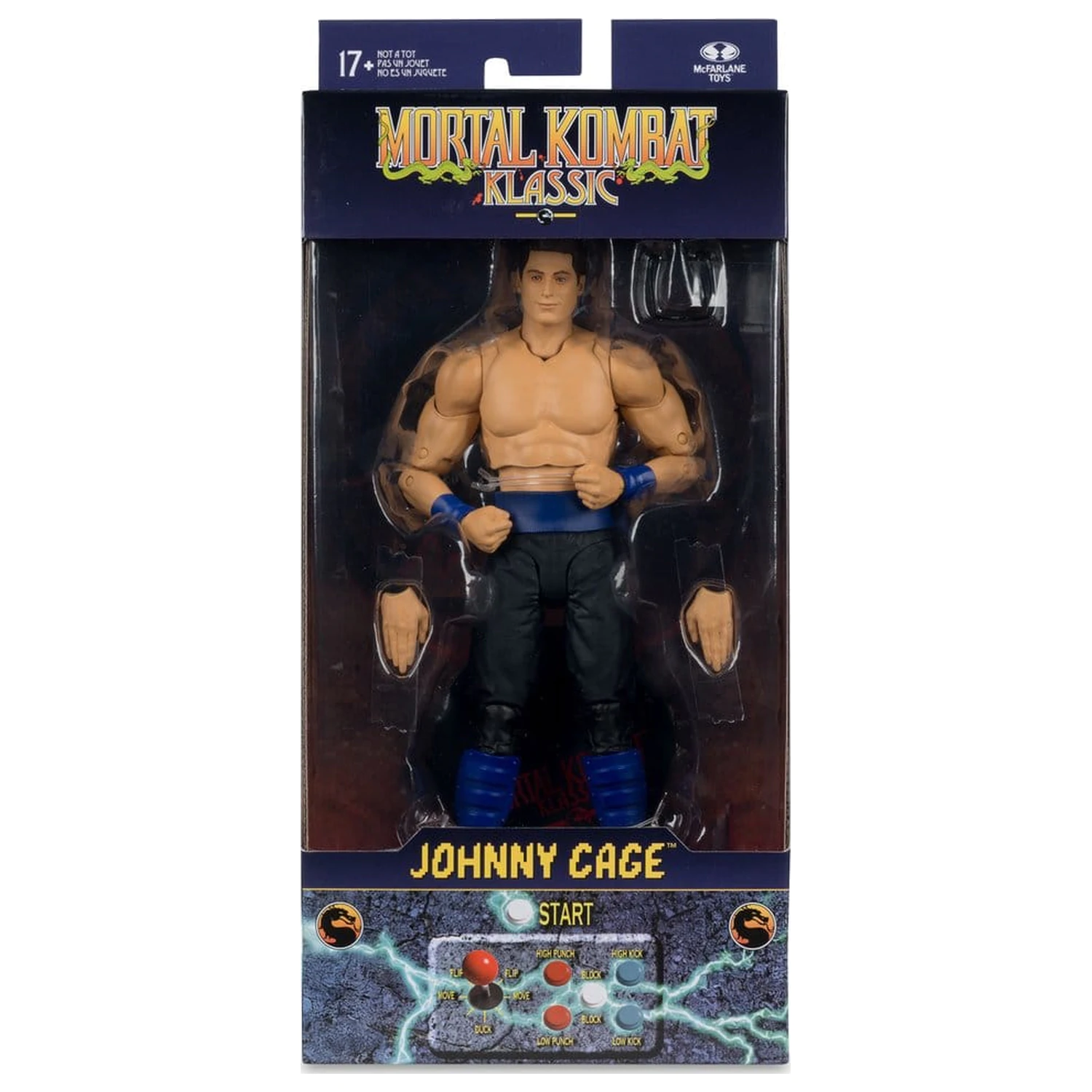 Mortal Kombat Klassics Actionfigur Johnny Cage 19 cm Produktfoto