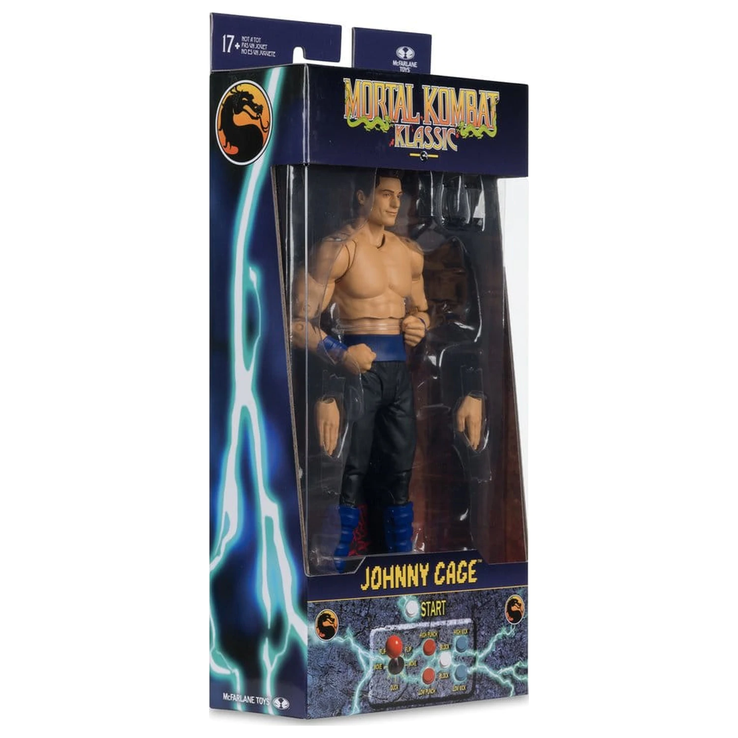 Mortal Kombat Klassics Actionfigur Johnny Cage 19 cm Produktfoto