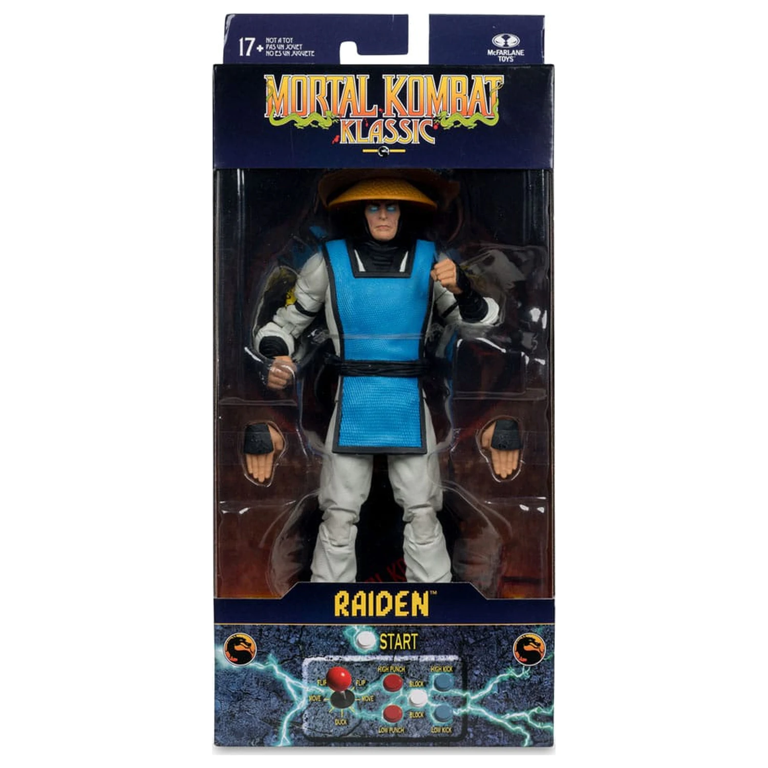 Mortal Kombat Klassiks Actionfigur Raiden 18 cm Produktfoto