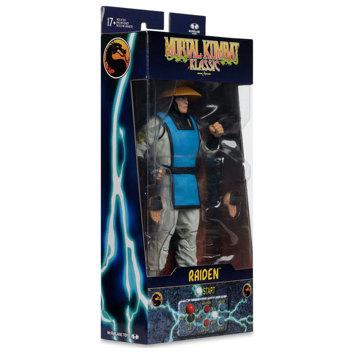 Mortal Kombat Klassiks Actionfigur Raiden 18 cm Produktfoto