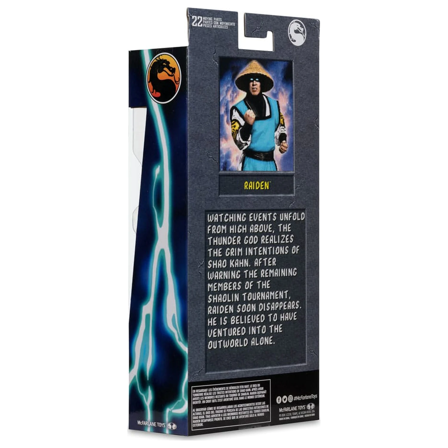 Mortal Kombat Klassiks Actionfigur Raiden 18 cm Produktfoto