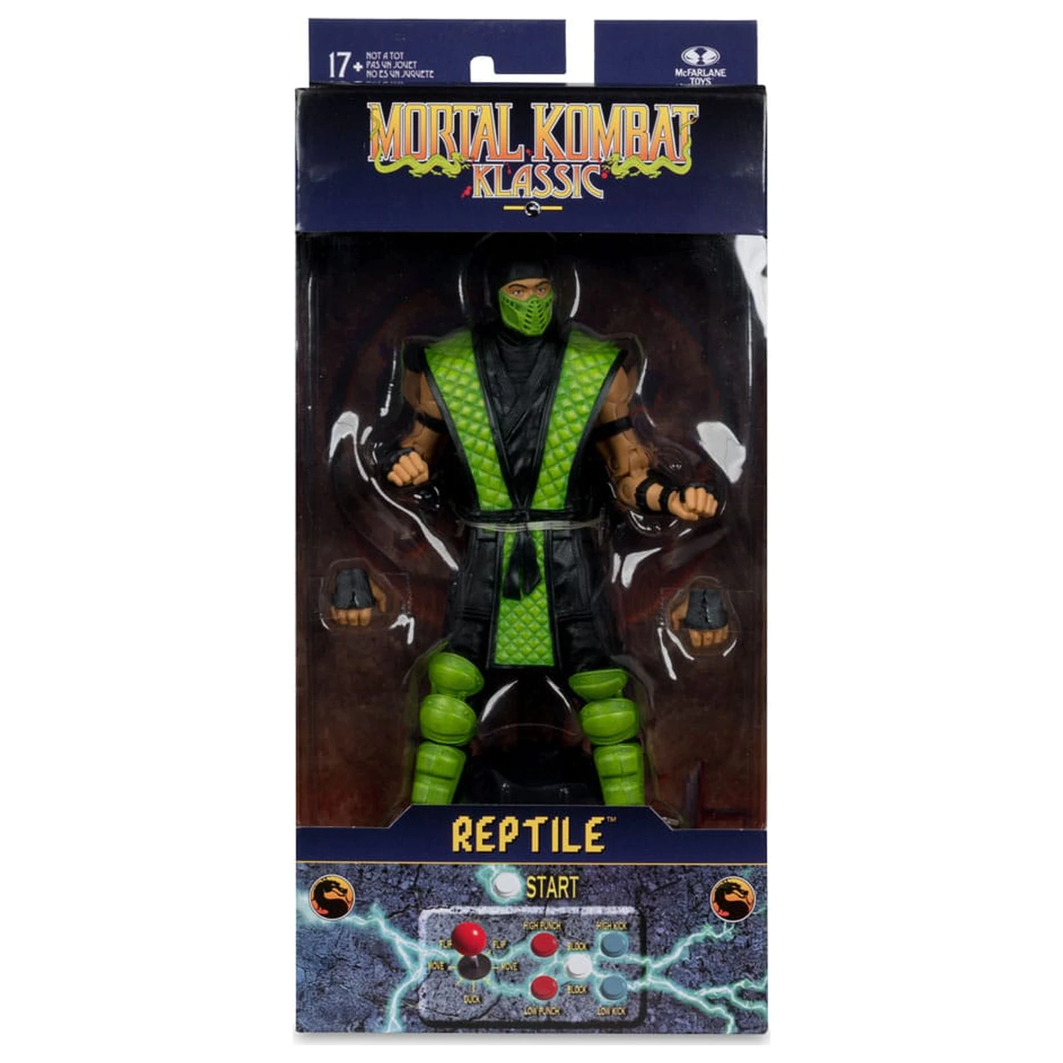 Mortal Kombat Klassiks Actionfigur Reptile 18 cm Produktfoto