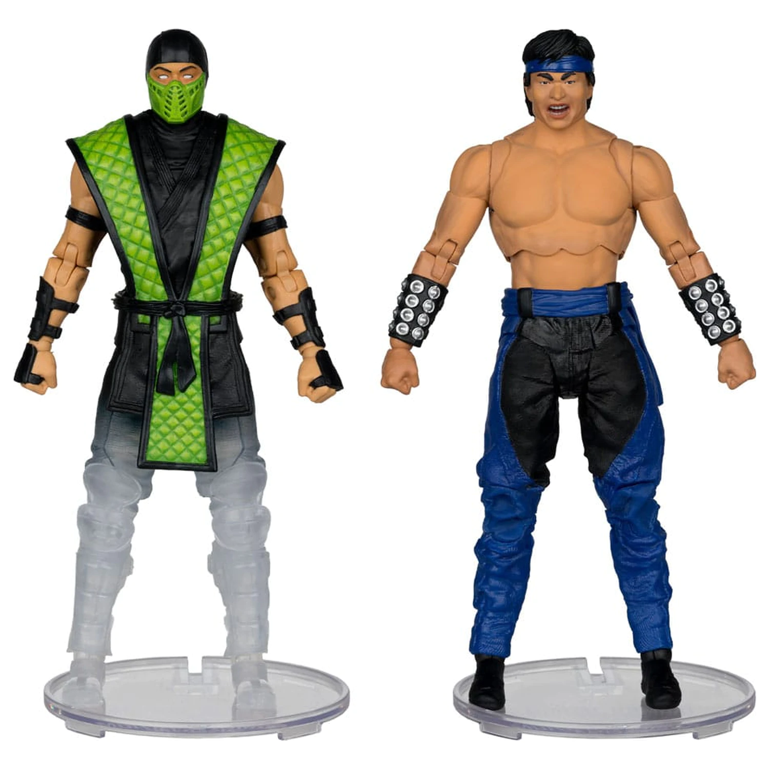 Mortal Kombat Actionfigur 2er-Pack Liu Kang vs. Reptile (Klassics) 18 cm Produktfoto