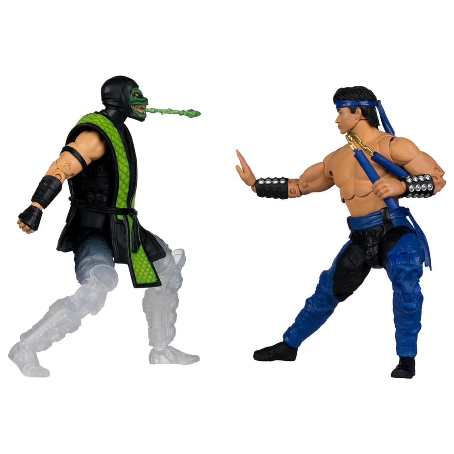 Mortal Kombat Actionfigur 2er-Pack Liu Kang vs. Reptile (Klassics) 18 cm Produktfoto