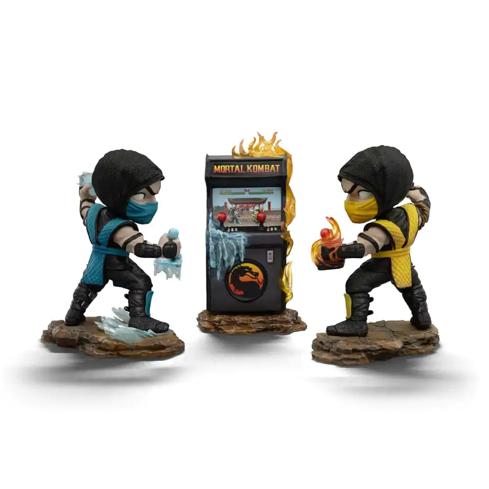 Mortal Kombat Mini Co. PVC Figuren Scorpion vs. Subzero Arcade Set 15 cm termékfotó