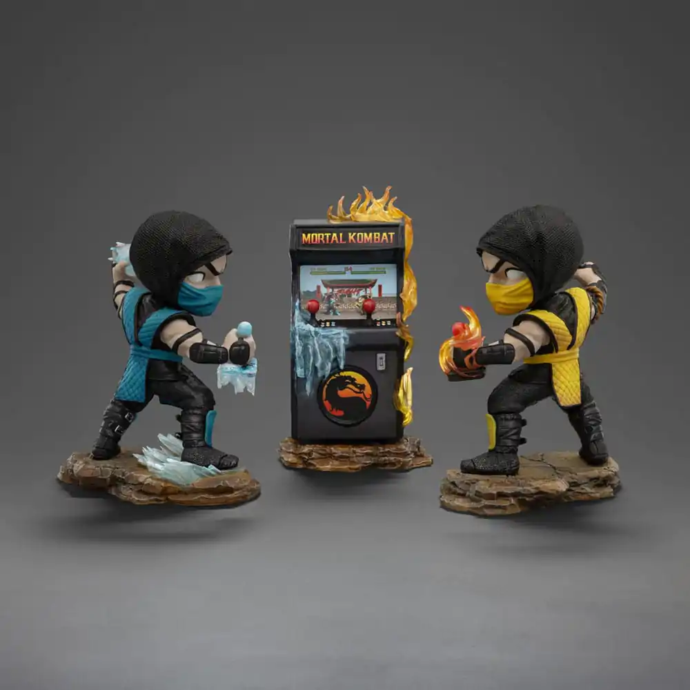 Mortal Kombat Mini Co. PVC Figuren Scorpion vs. Subzero Arcade Set 15 cm termékfotó