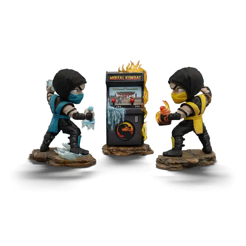 Mortal Kombat Mini Co. PVC Figuren Scorpion vs. Subzero Arcade Set 15 cm termékfotó