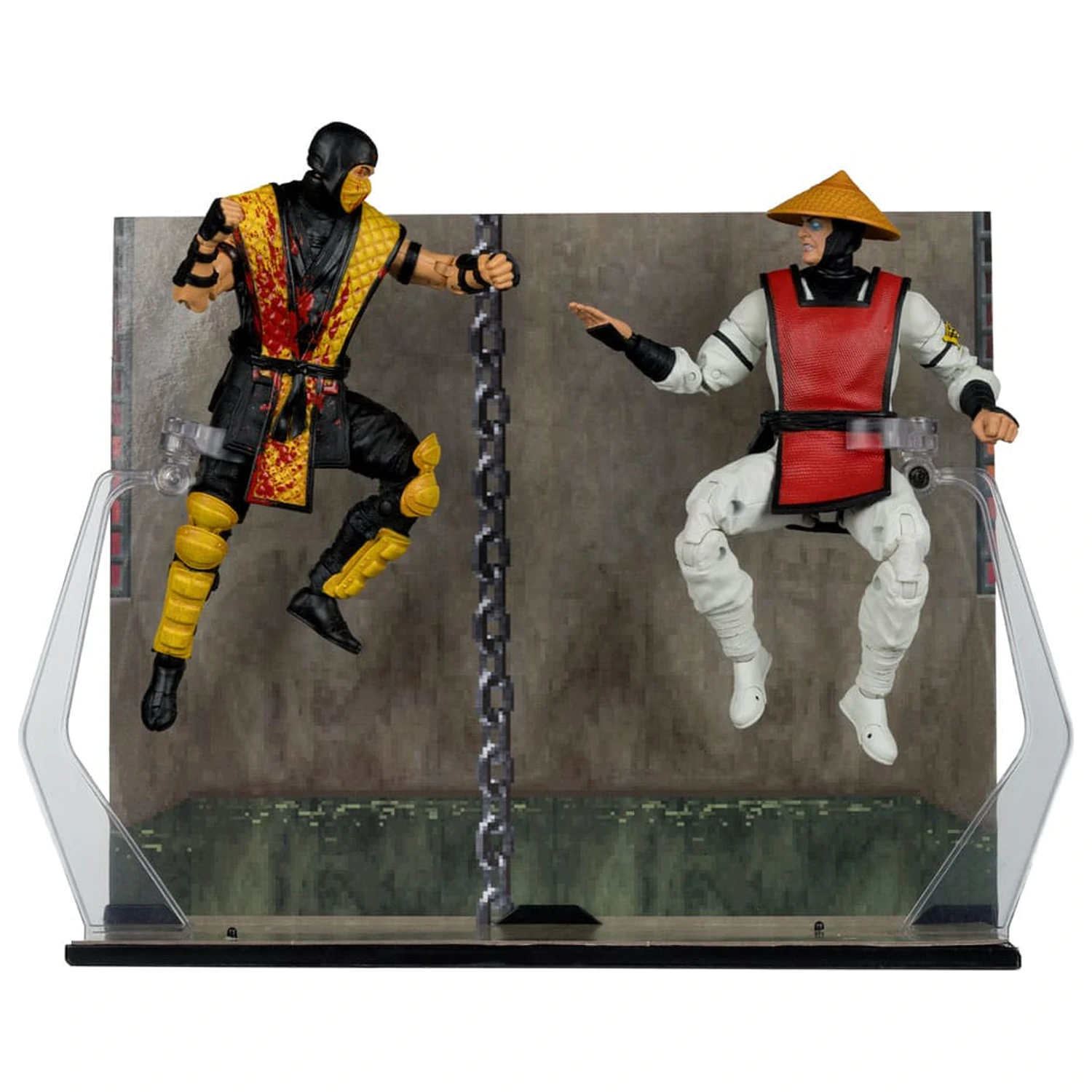 Mortal Kombat Actionfiguren 2er-Pack Scorpion vs. Raiden (Klassics) 18 cm Produktfoto