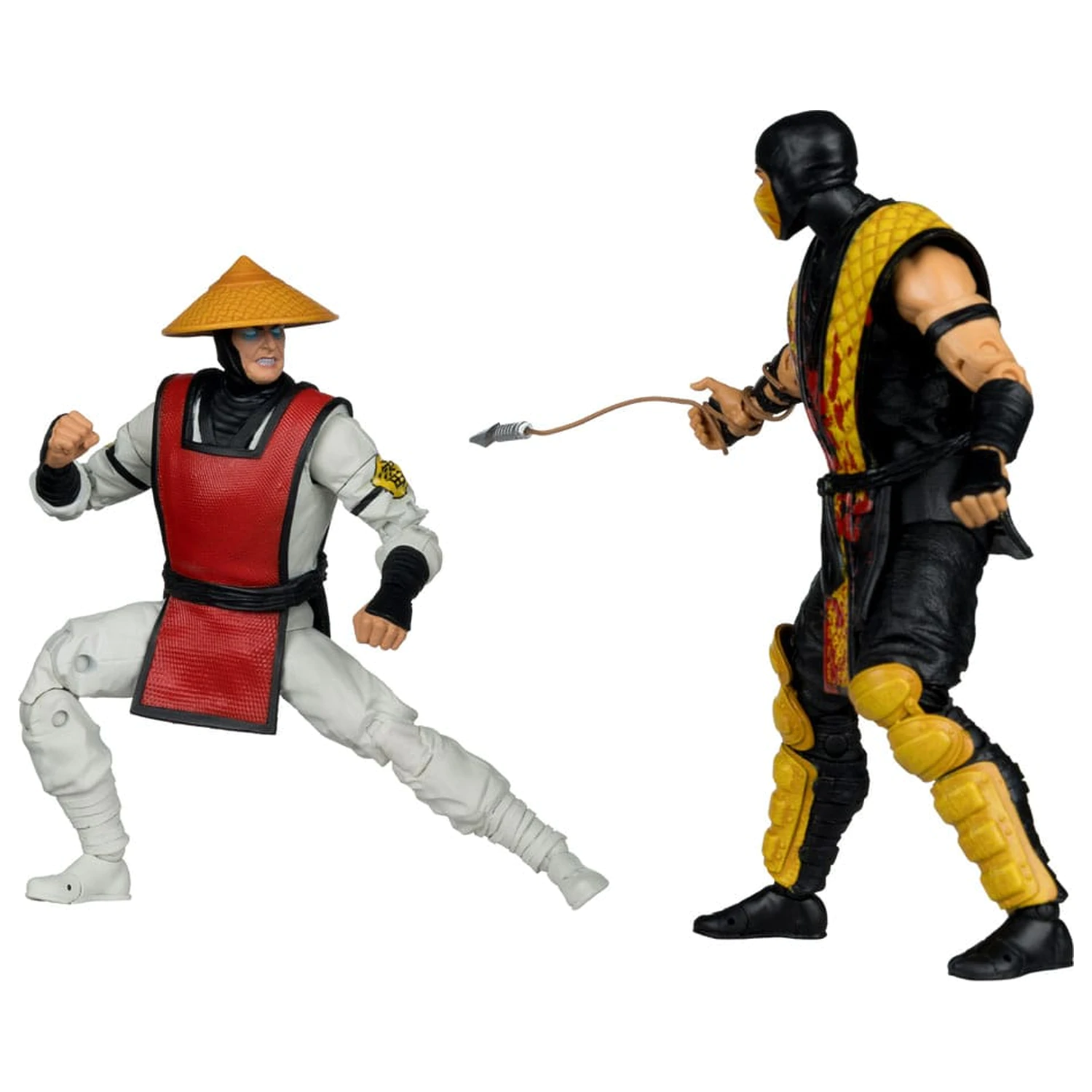 Mortal Kombat Actionfiguren 2er-Pack Scorpion vs. Raiden (Klassics) 18 cm Produktfoto