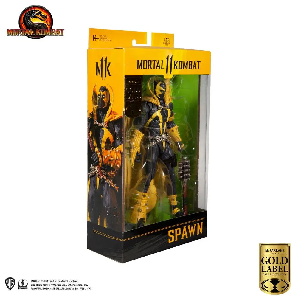 Mortal Kombat Action Figur Spawn (Curse of Apocalypse) (Gold Label Series) 18 cm Produktfoto