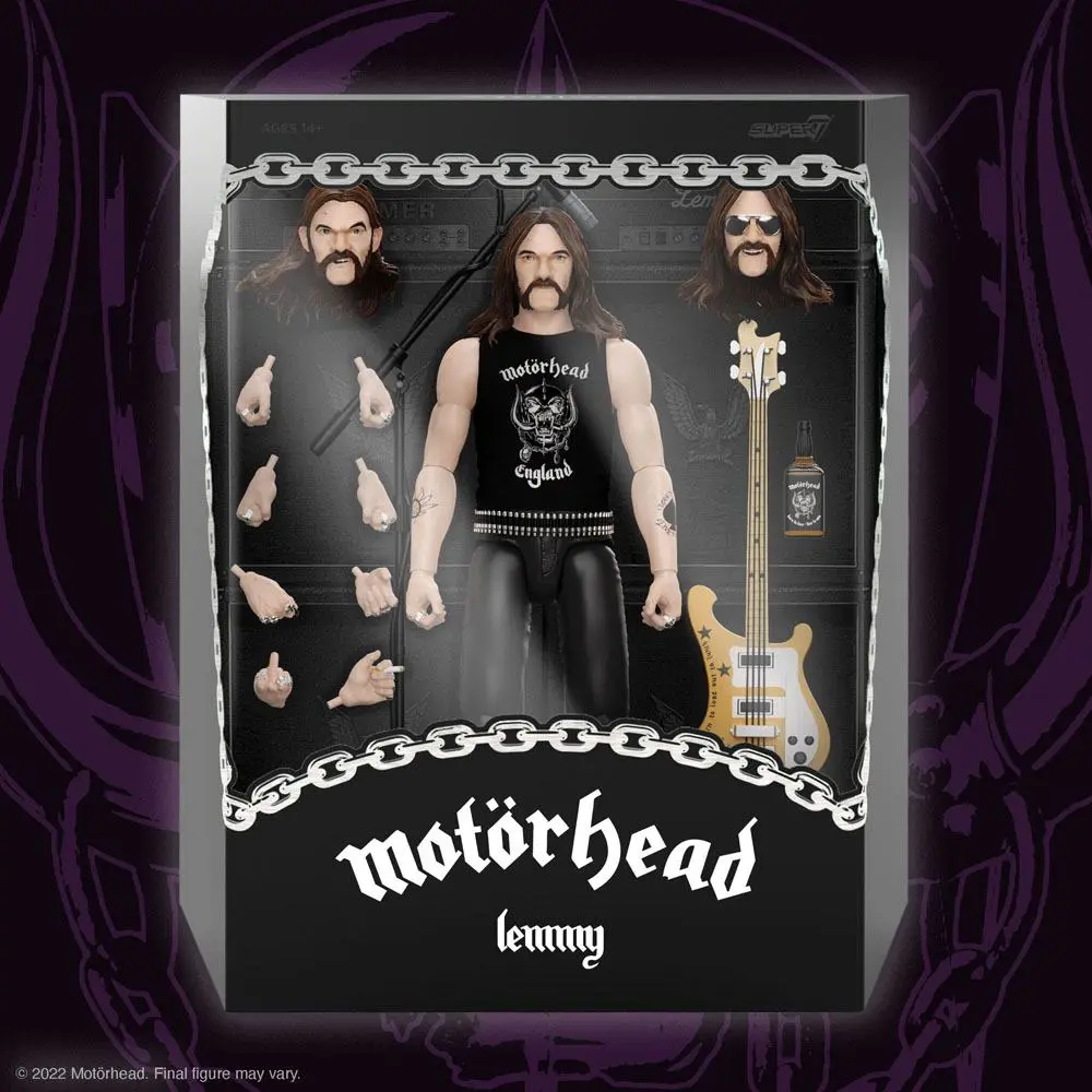 Motorhead Ultimates Actionfigur Lemmy Kilmister 18 cm Produktfoto
