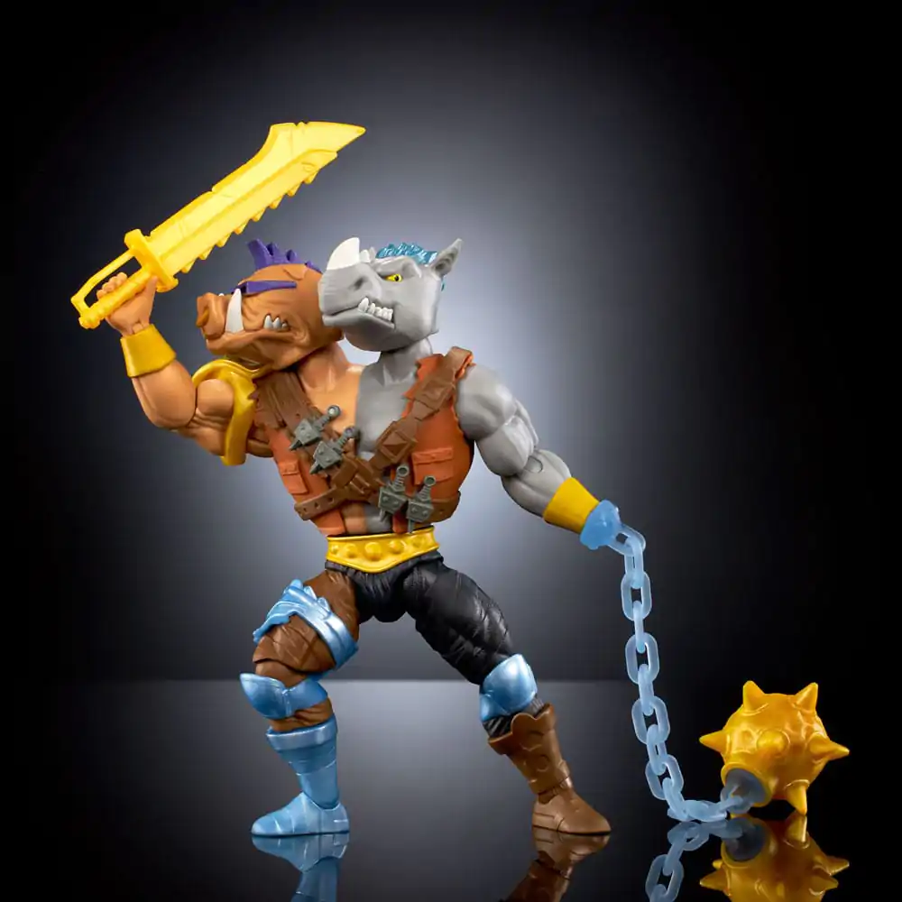 MOTU x TMNT: Turtles of Grayskull Deluxe Actionfigur 2Bopsteady 14 cm Produktfoto