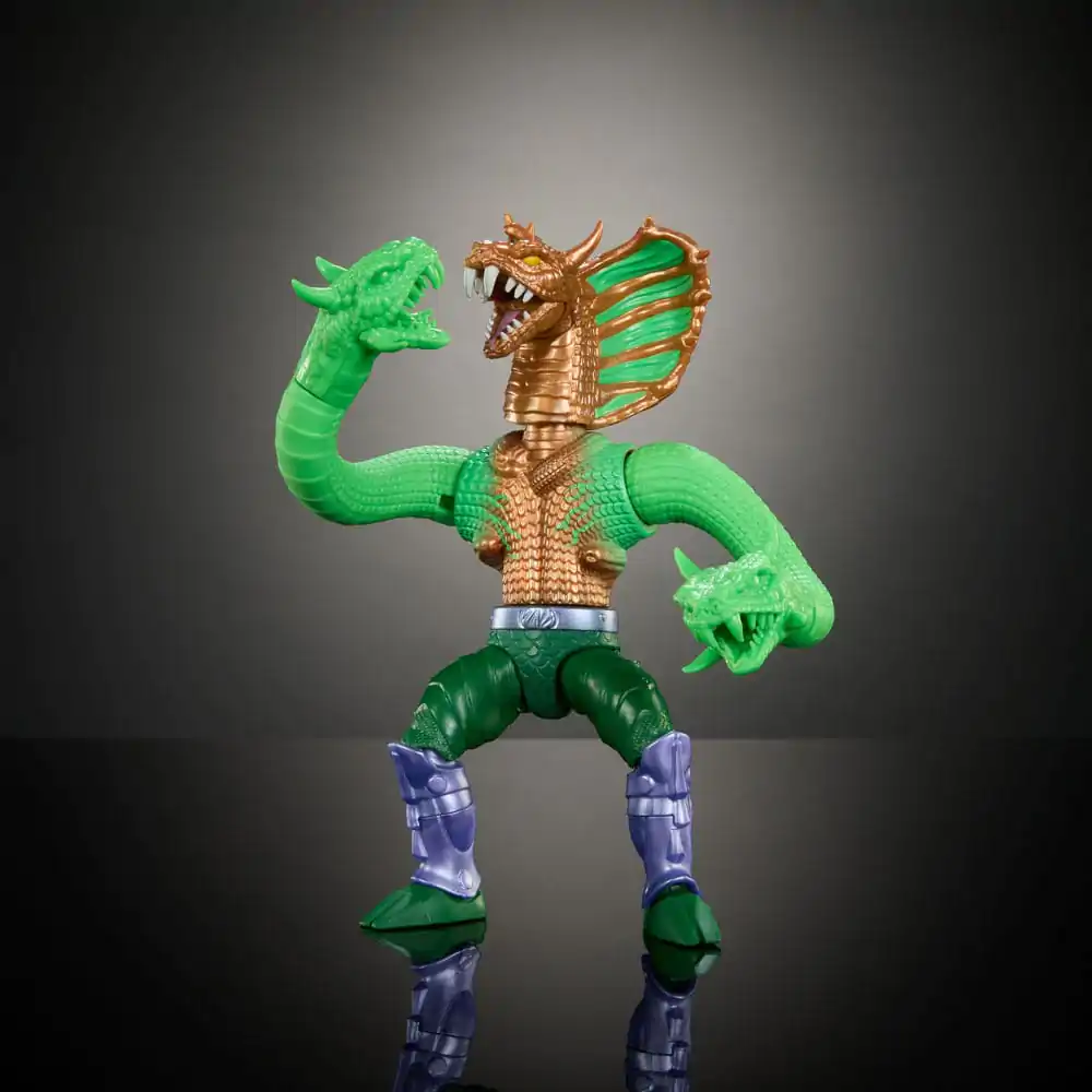 MOTU x TMNT: Turtles of Grayskull Deluxe Actionfigur King Hiss 14 cm Produktfoto