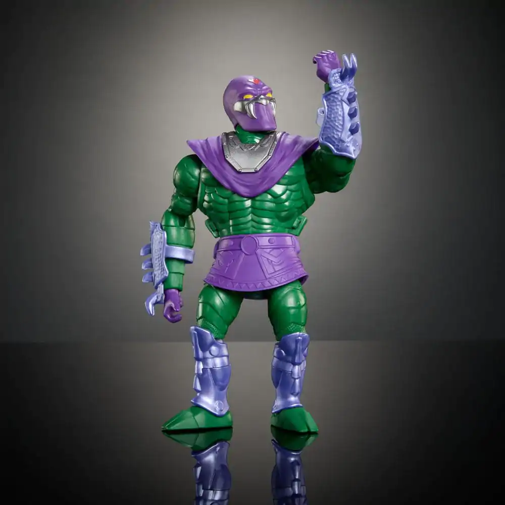 MOTU x TMNT: Turtles of Grayskull Deluxe Actionfigur King Hiss 14 cm Produktfoto