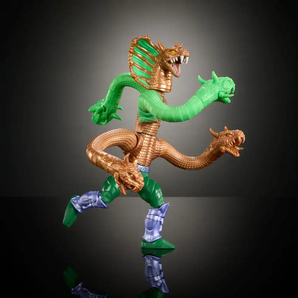 MOTU x TMNT: Turtles of Grayskull Deluxe Actionfigur King Hiss 14 cm Produktfoto