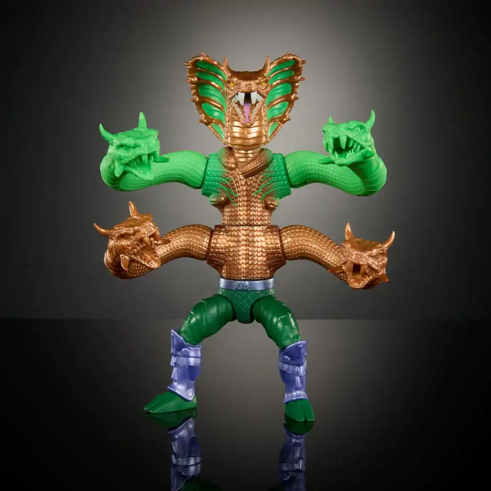 MOTU x TMNT: Turtles of Grayskull Deluxe Actionfigur King Hiss 14 cm Produktfoto