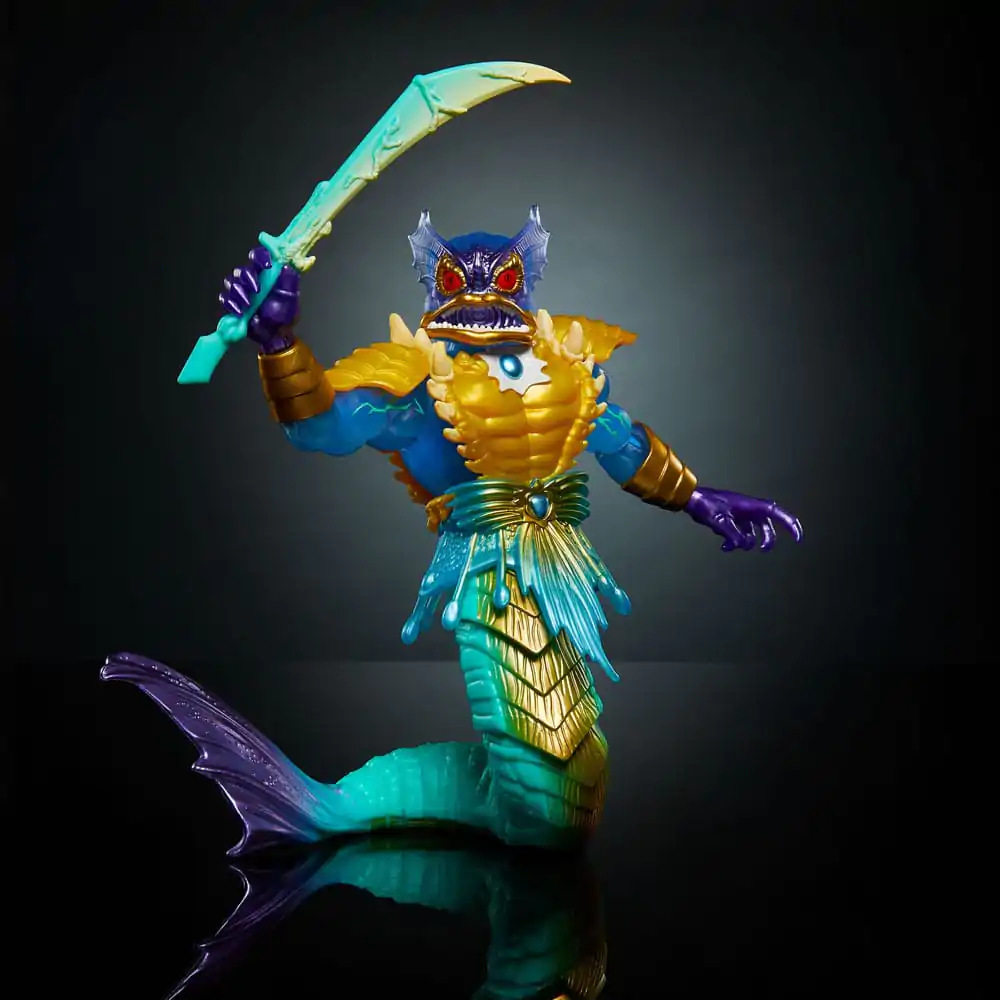 MOTU x TMNT: Turtles of Grayskull Deluxe Actionfigur Mer-Man 14 cm Produktfoto