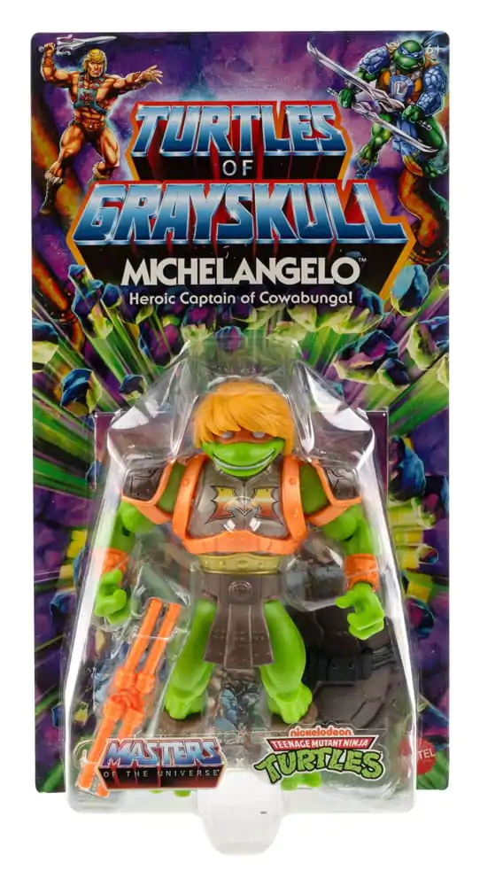 MOTU x TMNT: Turtles of Grayskull Actionfigur Michelangelo 14 cm termékfotó