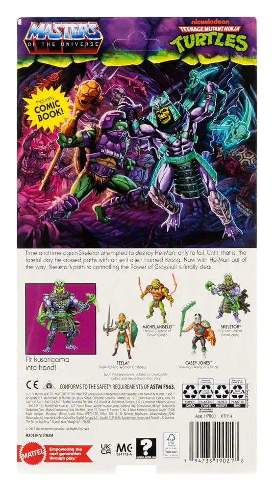 MOTU x TMNT: Turtles of Grayskull Actionfigur Skeletor 14 cm termékfotó