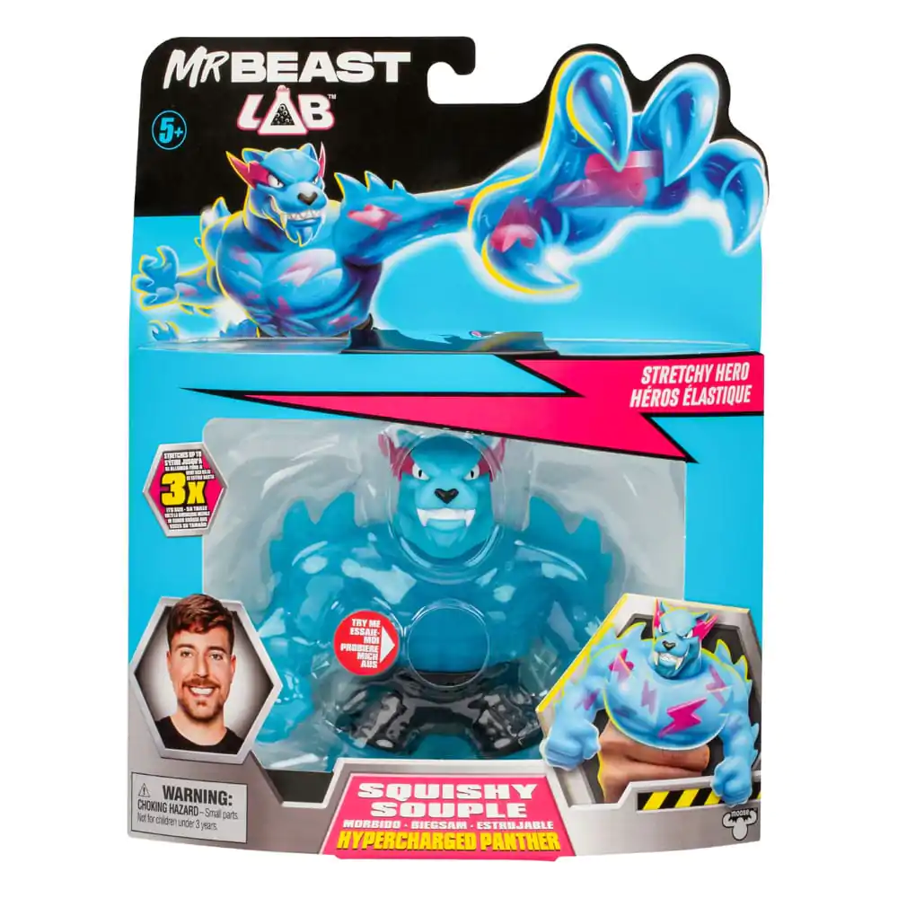 Mr. Beast Lab Goo Jit Zu Dehnbare Figur Hypercharged Panther 11 cm Produktfoto