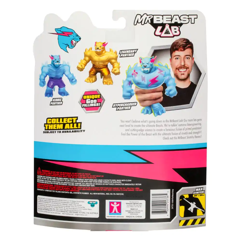 Mr. Beast Lab Goo Jit Zu Dehnbare Figur Hypercharged Panther 11 cm Produktfoto